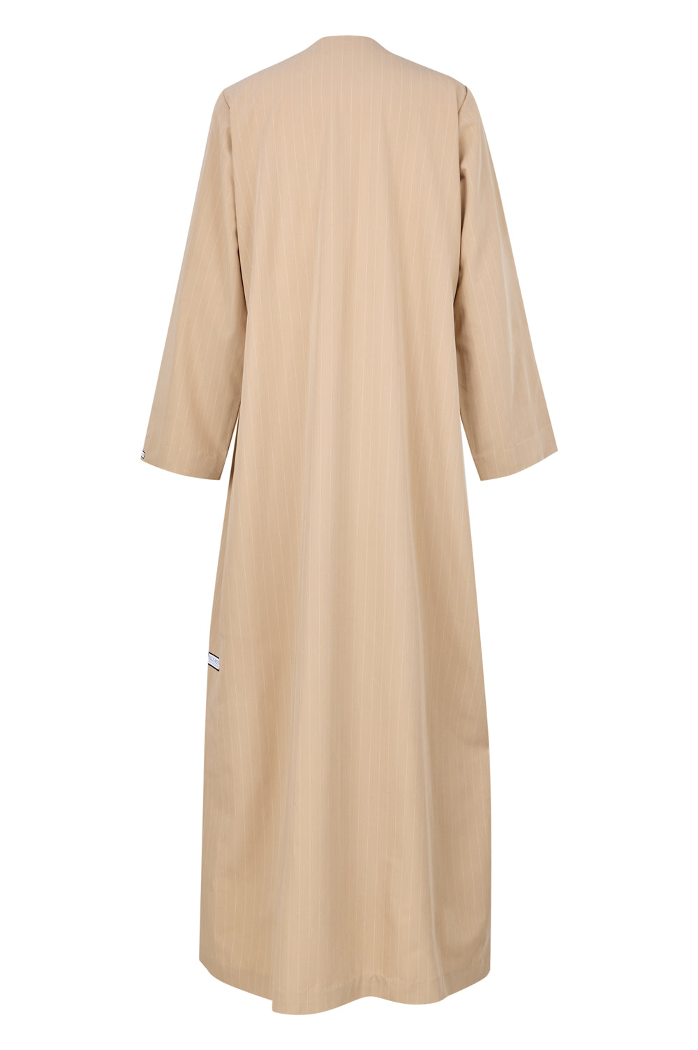 Beige Pinstripe Coat