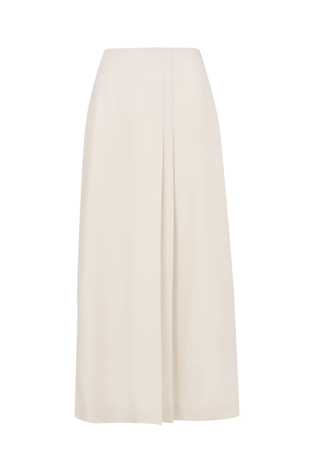 Cream Pleat Skirt