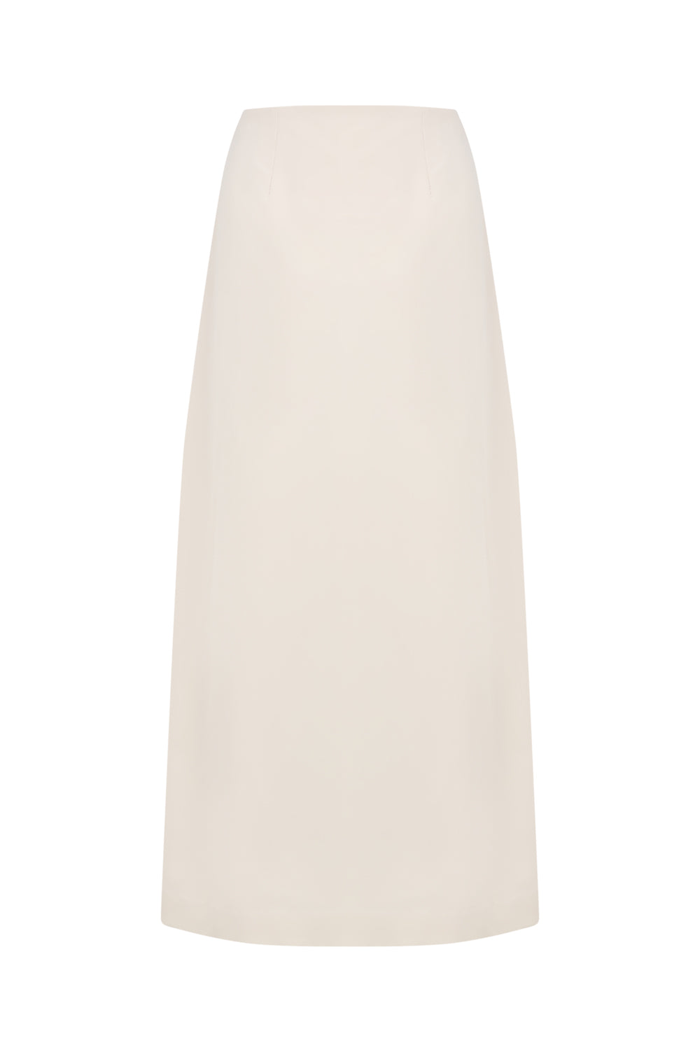 Cream Pleat Skirt