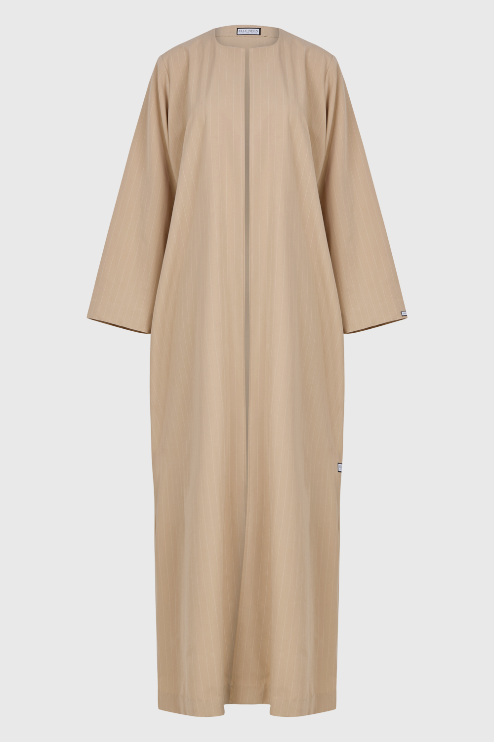 Beige Pinstripe Coat